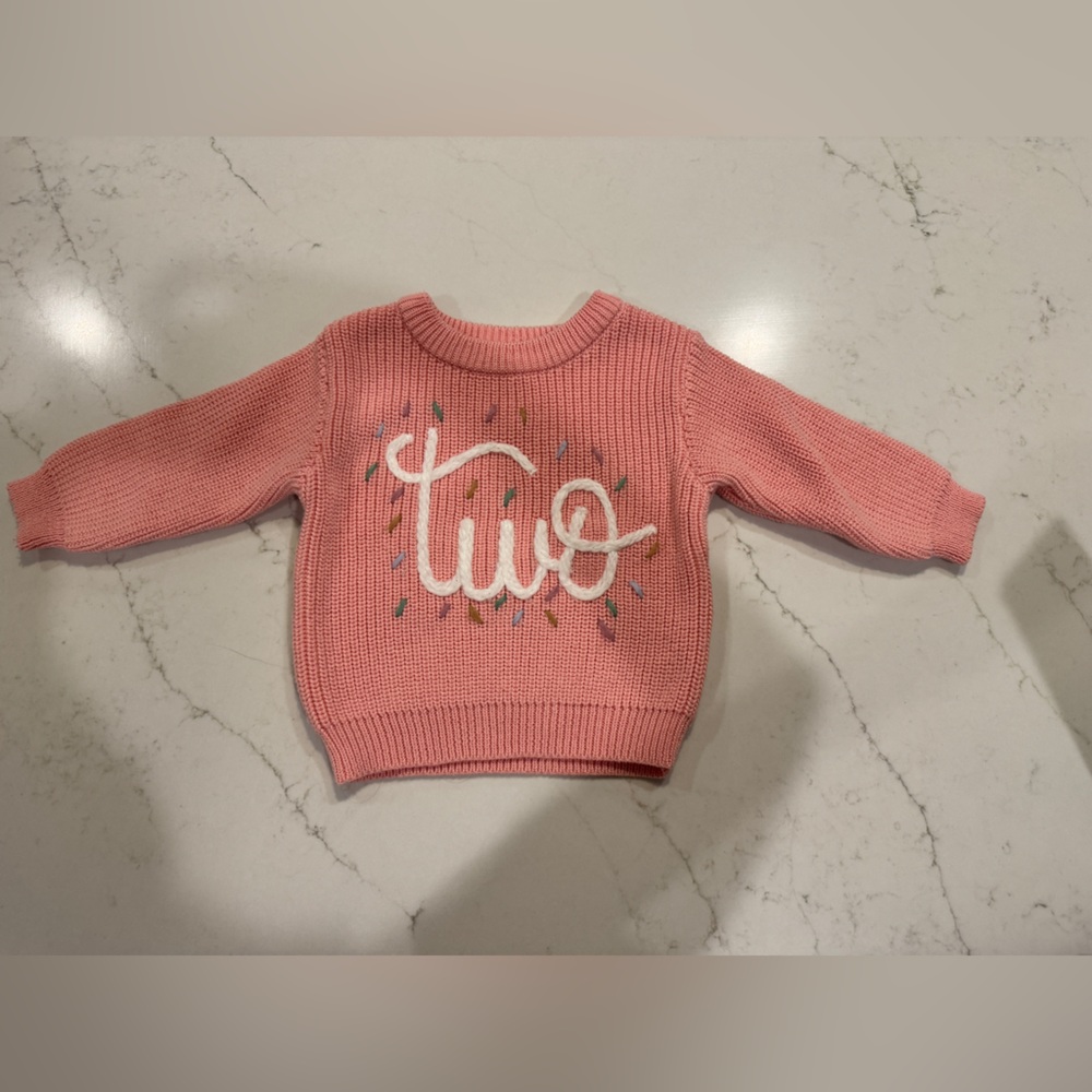 Pink Knit Sweater for Women
